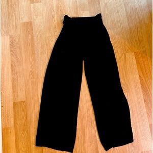 Studio wide leg, fold over waist, Athleta , size small